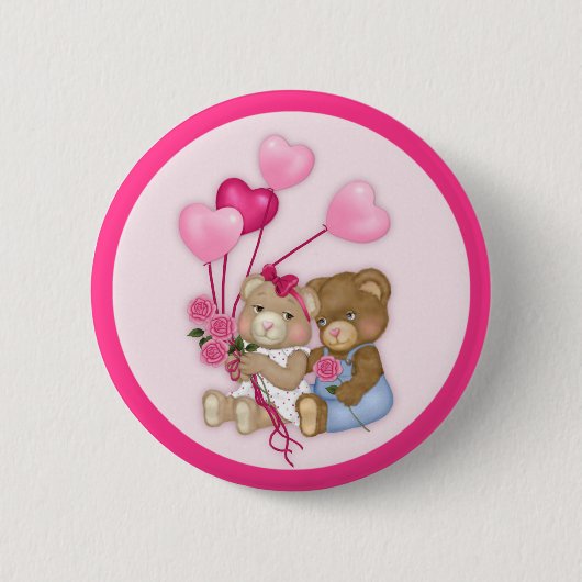 Sweetheart Bears Button (Vorderseite)