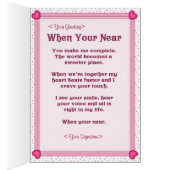 Sweetheart Bears Card (Innen (Rechts))