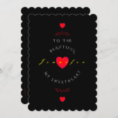 Sweetheart Birthday Card Feiertagskarte (Vorne/Hinten)