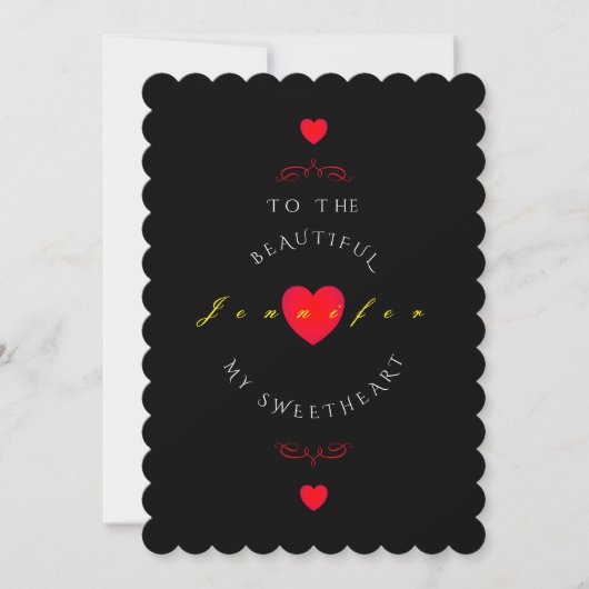 Sweetheart Birthday Card Feiertagskarte (Vorderseite)