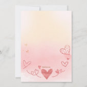 Sweetheart Birthday Party Einladung (Rückseite)