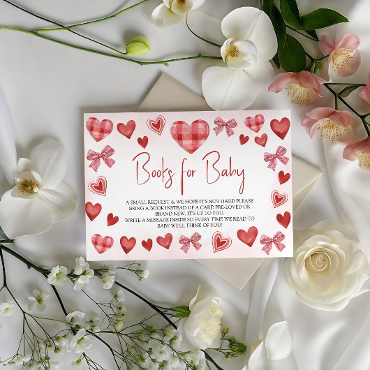 Sweetheart Books for Baby Baby Shower Card Begleitkarte