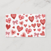 Sweetheart Books for Baby Baby Shower Card Begleitkarte (Rückseite)