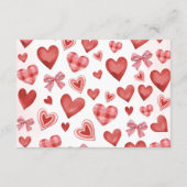 Sweetheart Books for Baby Baby Shower Card Begleitkarte (Rückseite)