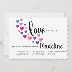 Sweetheart Bridal Dusche Einladung