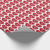 Sweetheart Buttons Geschenkpapier (Ecke)