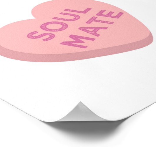 Sweetheart Candy Baby Dusche Begrüßungszeichen Poster (Ecke)