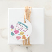 Sweetheart Candy Birthday oder Baby Shower Favor T Geschenkanhänger (Beispiel)