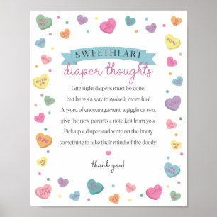 Sweetheart Candy Februar Windeln Gedanken Untersch Poster