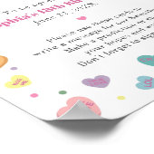 Sweetheart Candy Ratschläge Uhrzeit Kapseluntersch Poster (Ecke)