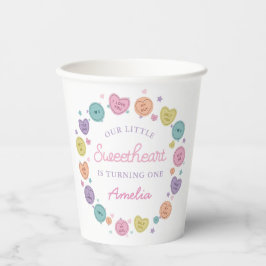 Sweetheart Candy Valentine Birthday Paper Cups Pappbecher