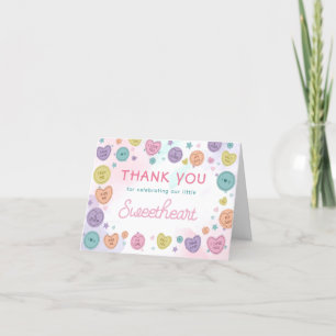 Sweetheart Candy Valentine Birthday Vielen Dank Dankeskarte