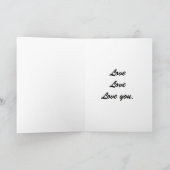 Sweetheart Card Feiertagskarte (Innenseite)