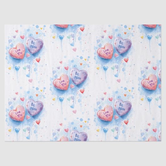 Sweetheart Celebrations Seidenpapier (Vorderseite)