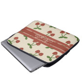 Sweetheart Cherries Laptopschutzhülle (Vorne Knopf)