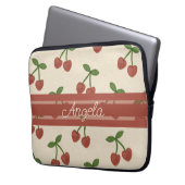 Sweetheart Cherries Laptopschutzhülle (Vorderseite Links)