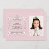 Sweetheart Corners Foto Religiöse Einladung (Vorne/Hinten)