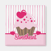 Sweetheart Cupcake Magnet (Vorne)