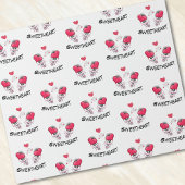 Sweetheart Custom Comic Buchstil Geschenkpapier