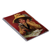 Sweetheart der 1910er Jahre auf einem Candlestick Notizblock (Rechte Seite)