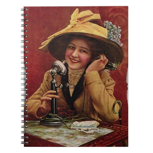 Sweetheart der 1910er Jahre auf einem Candlestick Notizblock (Vorderseite)