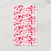 Sweetheart Diaper Raffle Ticket für süße Leckerei Begleitkarte (Rückseite)