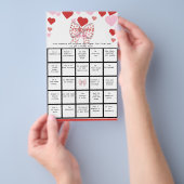 Sweetheart Finden Sie das Bingo Baby Shower Game Flyer (Handgriff)