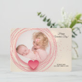 Sweetheart Foto Valentine's Day Card Einladung (Stehend Vorderseite)