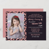 Sweetheart Frame Foto Einladung (Vorne/Hinten)