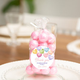 Sweetheart Gespräch Herz Birthday Gefallen Runder Aufkleber