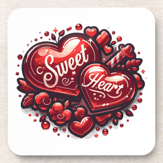 Sweetheart Getränkeuntersetzer (Vorderseite)