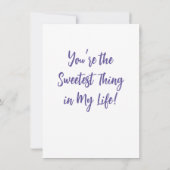 Sweetheart Gruß: Valentinstag-Flachkarte (Rückseite)