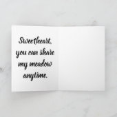 Sweetheart Grußkarte, Dol Holiday Card Feiertagskarte (Innenseite)