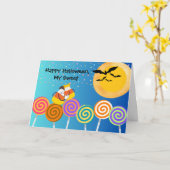 Sweetheart Halloween mit Candy Corn Couple Karte (Gelbe Blume)