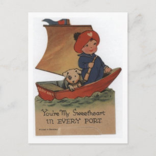Sweetheart in jedem Hafen Postkarte