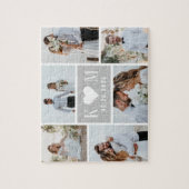 Sweetheart Initials Editable Color Foto Puzzle (Vertikal)