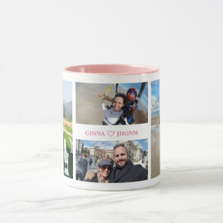 Sweetheart Initials EDITABLE COLOR Foto Tasse