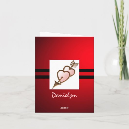 Sweetheart-Karte Feiertagskarte (Rückseite)