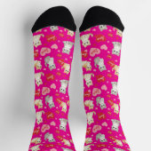 Sweetheart Kitten Valentine's Day Crew Socks Socken (Oben)