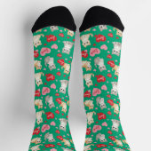 Sweetheart Kitten Valentine's Day Crew Socks Socken (Oben)