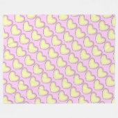 Sweetheart Liebe Fleecedecke (Vorderseite (Horizontal))