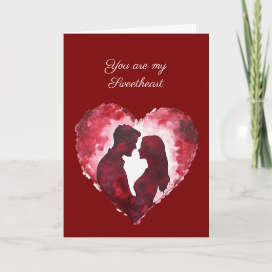 Sweetheart Love Karte (Vorderseite)