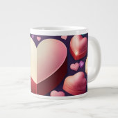 Sweetheart Lovely Valentine's | Jumbo-Tasse (Vorderseite Rechts)