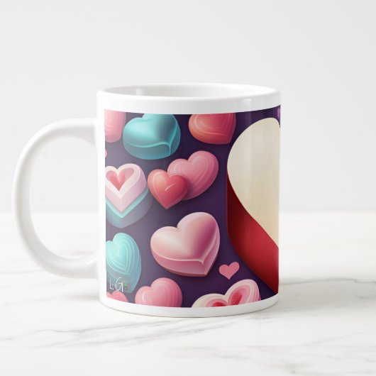 Sweetheart Lovely Valentine's | Jumbo-Tasse (Links)