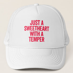 Sweetheart mit einem witzigen Zitat Truckerkappe