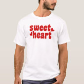 Sweetheart Modern Men's Valentinstag T-Shirt (Vorderseite)