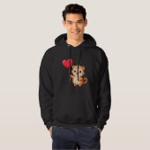 Sweetheart Monkey with Balloon valentine Hoodie (Vorne ganz)