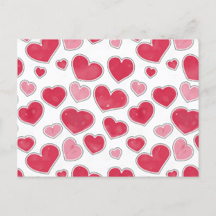Sweetheart Paradise Valentine's Day Wrapping Paper Postkarte