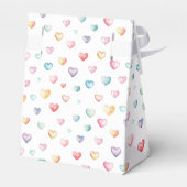 Sweetheart Pastel Heart Baby Fevor Box Geschenkschachtel (Rückseite)