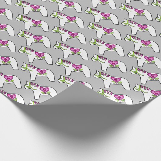 Sweetheart Pferde Geschenkpapier (Ecke)